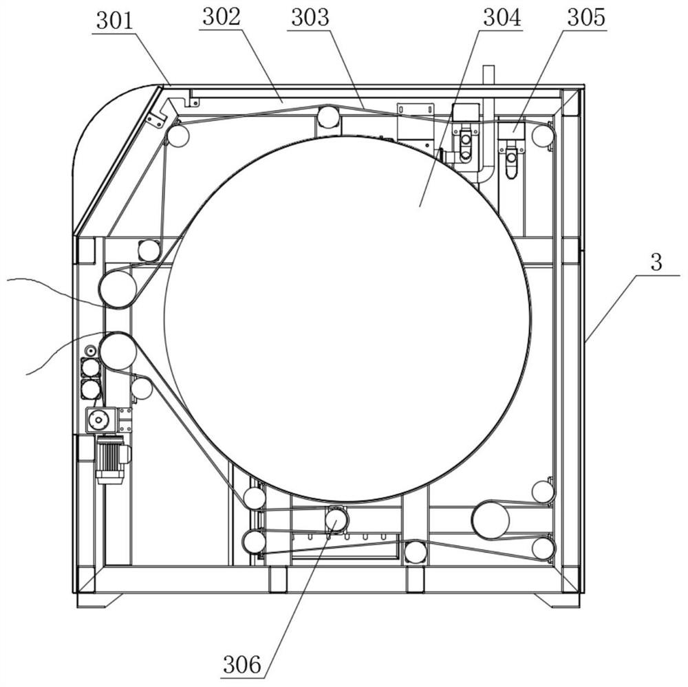 Integrated intelligent equipment of waterless dyeing and finishing process for textile fabric