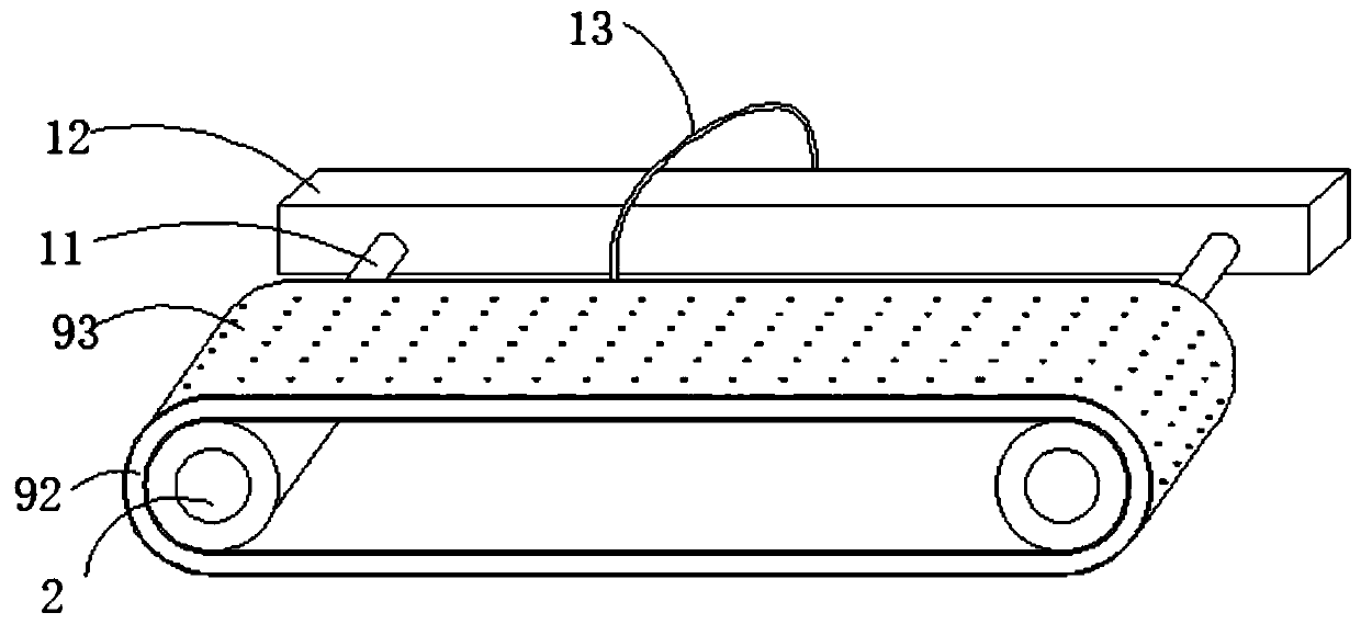 Anti-adhesion mesh belt for shaving board production