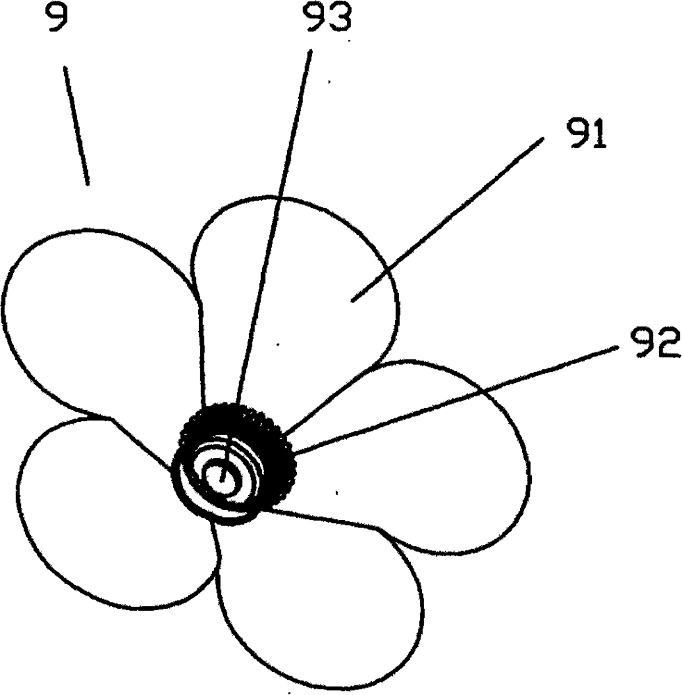 Simulated-tree festoon lighting structure