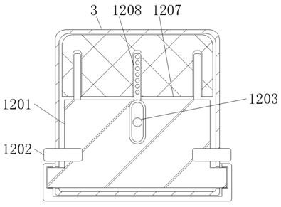 Study chair provided with safety protection structure and used for special children