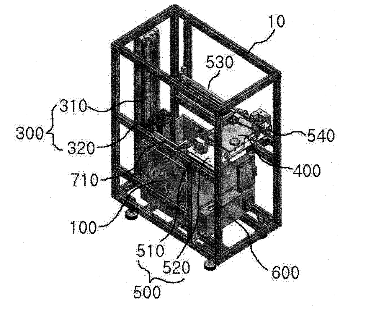 3D printer using linear laser source