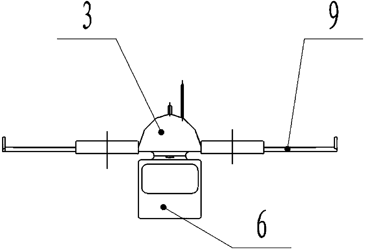 Multipurpose dual-module combined hybrid power unmanned aerial vehicle