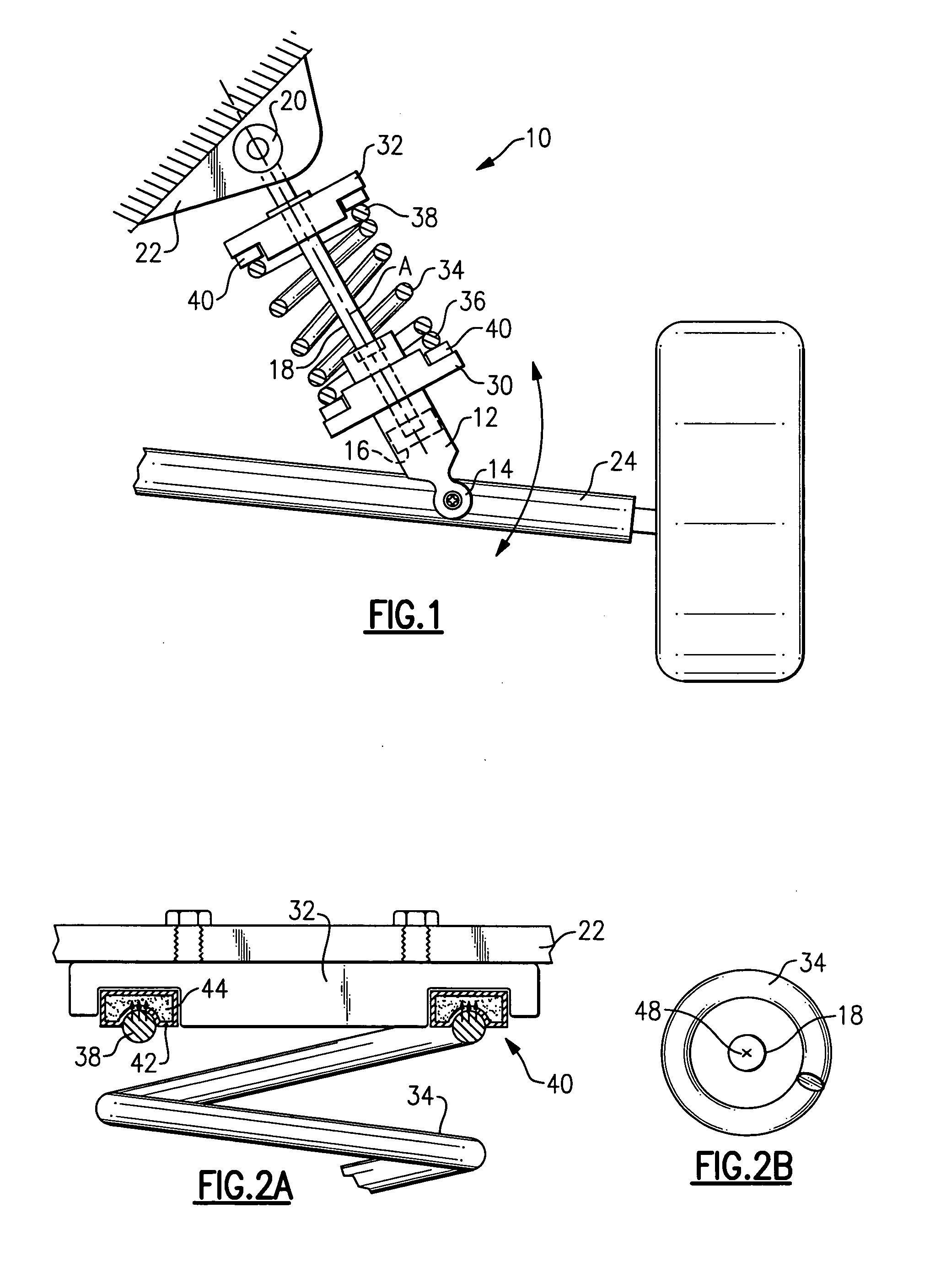 Dynamic pierce point centering spring seat