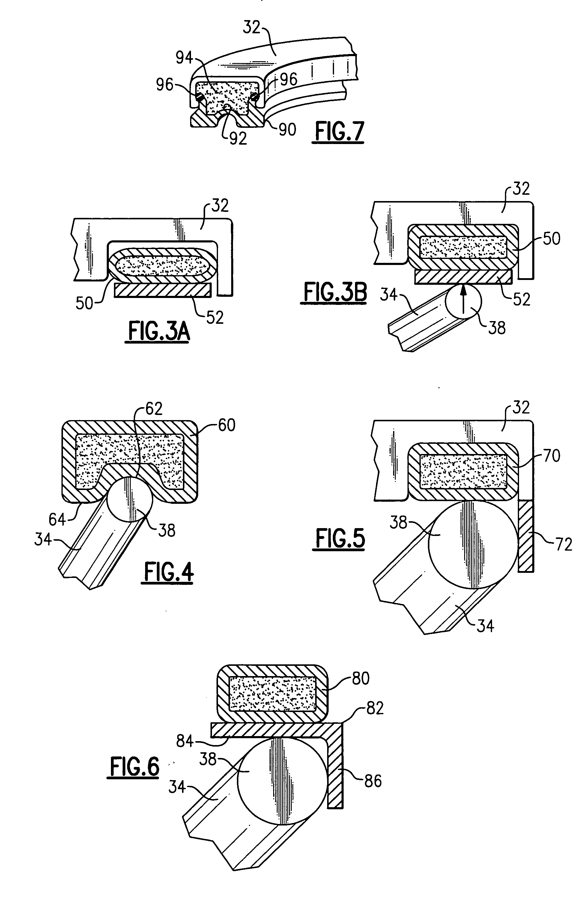 Dynamic pierce point centering spring seat