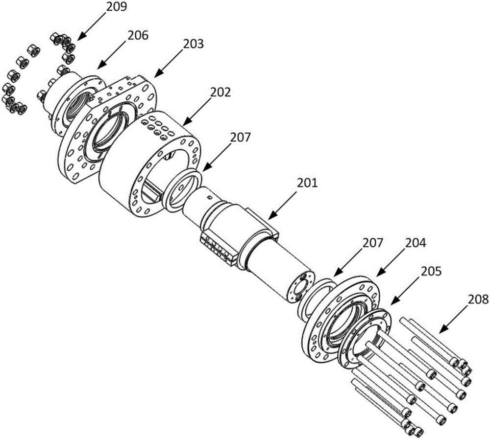 Frame-type sealed hydraulic swing motor