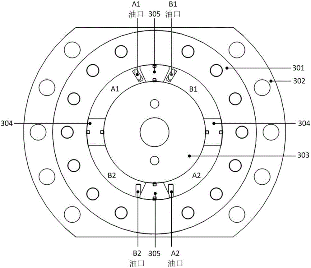 Frame-type sealed hydraulic swing motor