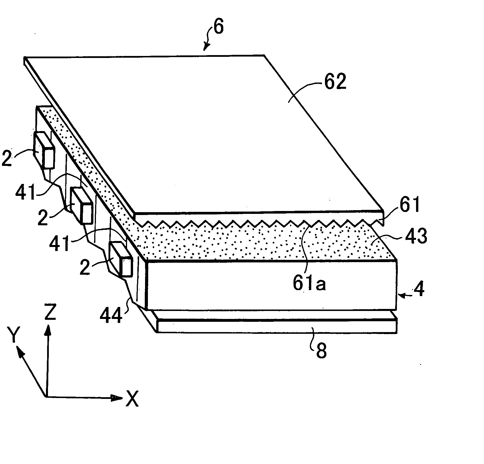 Surface light source device and light guide used therefor