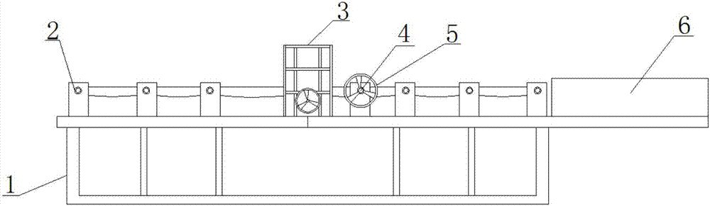 High-efficiency calibrating and leveling machine for silicon steel columns