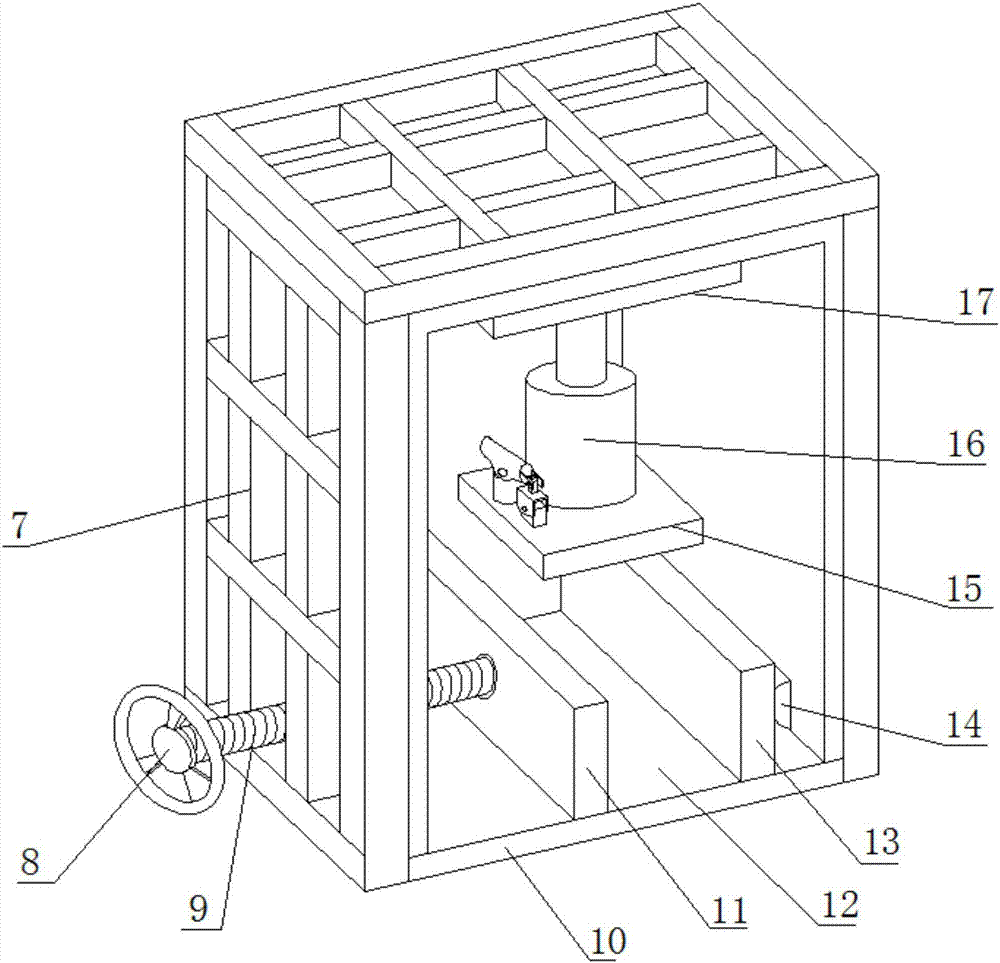 High-efficiency calibrating and leveling machine for silicon steel columns