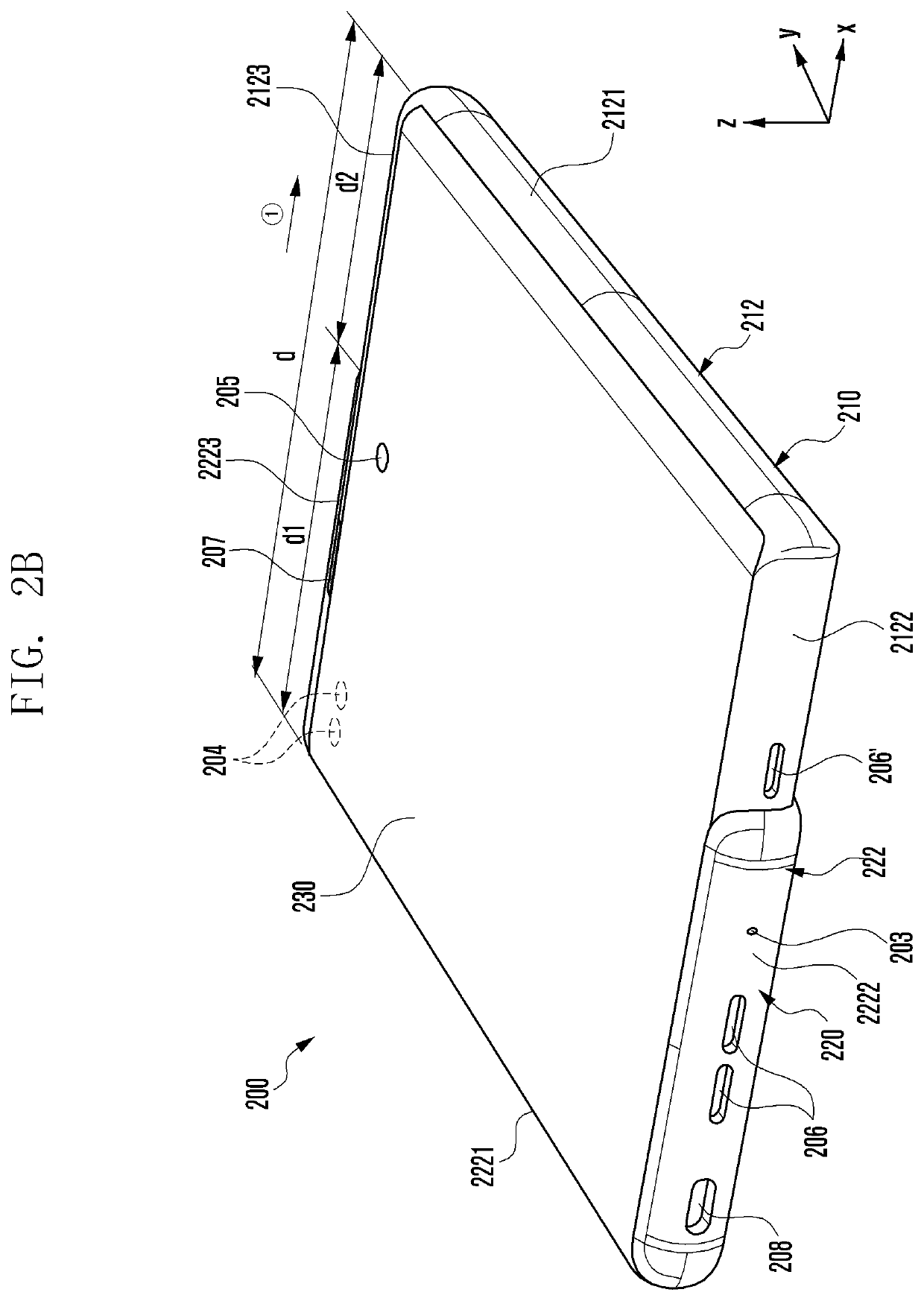 Rollable electronic device including clearance compensation structure