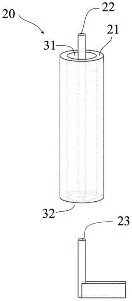 Atmospheric plasma jet generation device with hollow substrate and electrodes