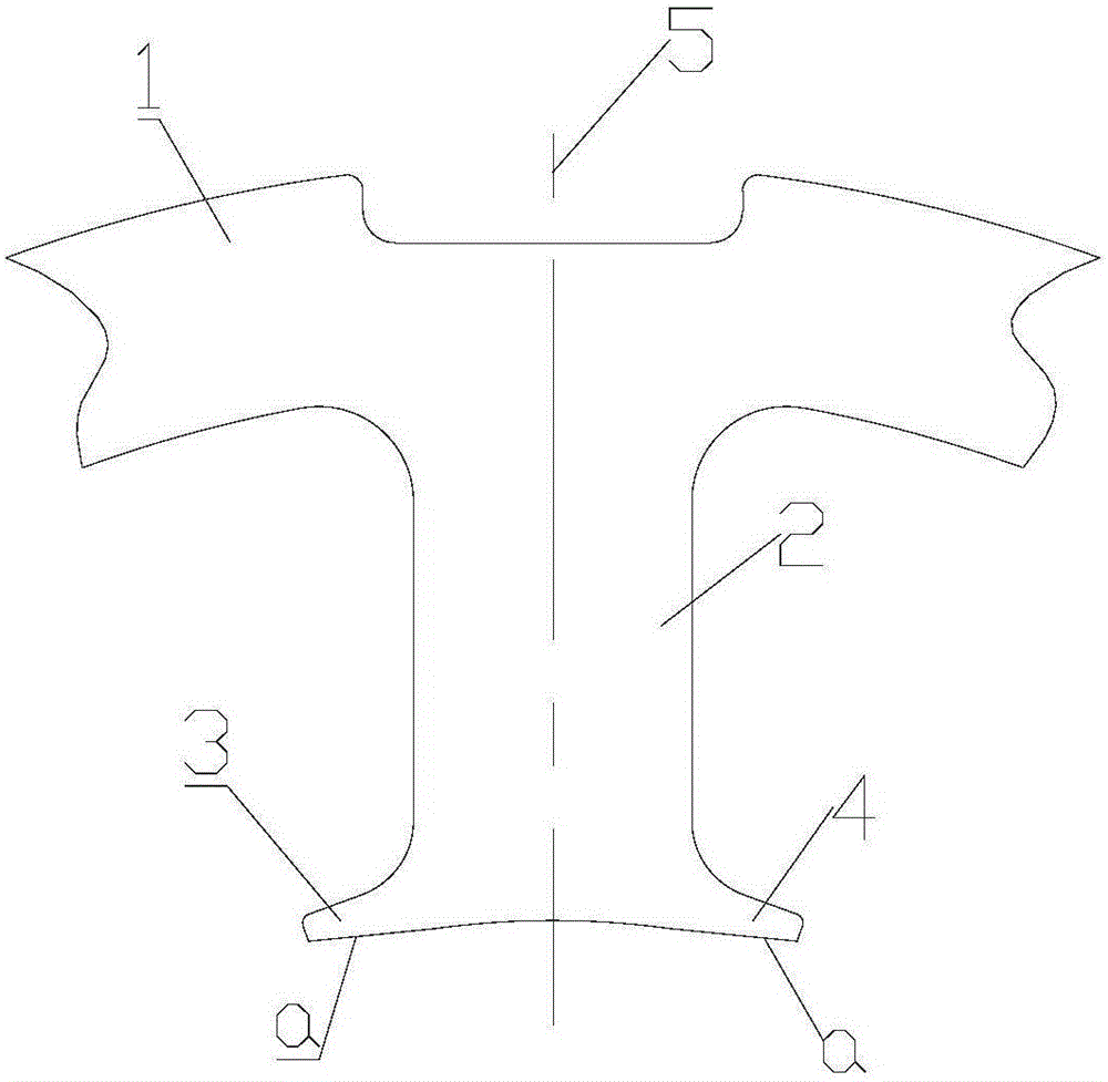 Stator punching sheet and electric motor