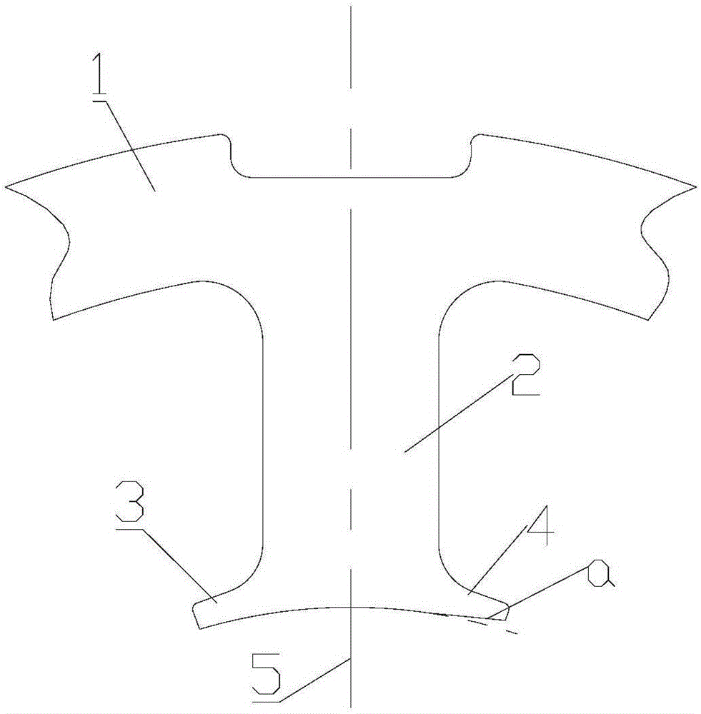 Stator punching sheet and electric motor