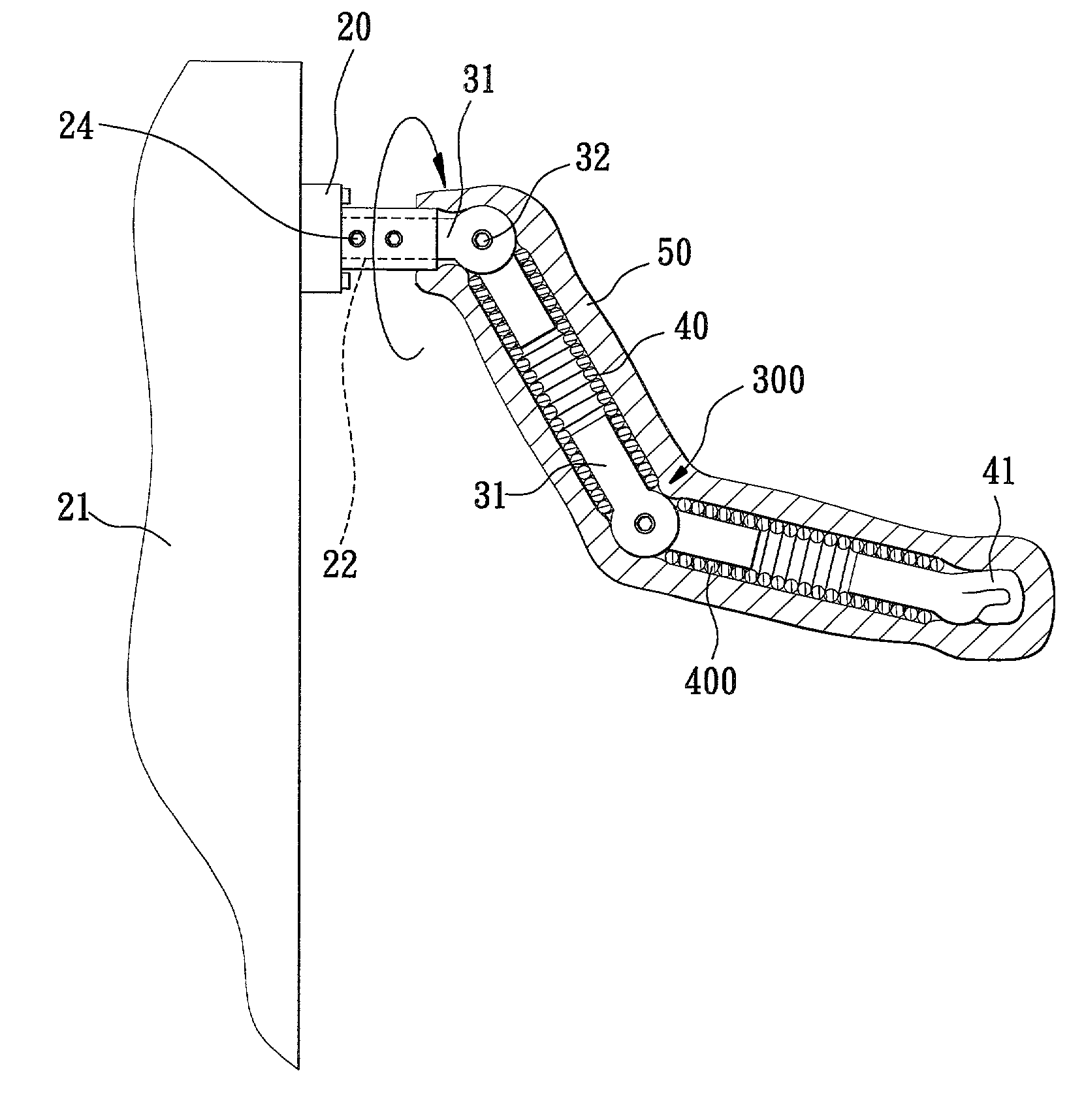 Bare hand fighting practice device