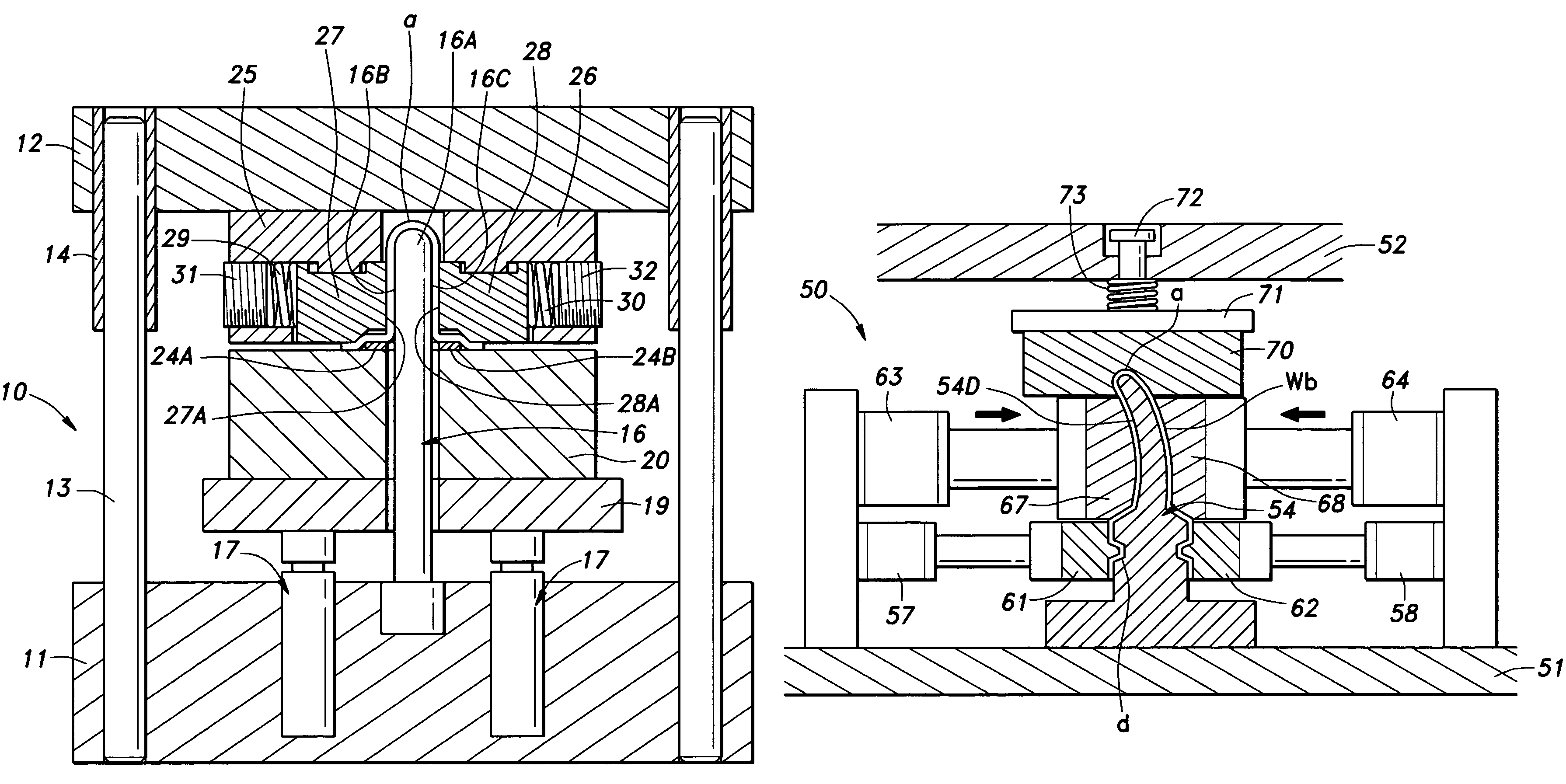 Method for manufacturing an edge protector and die assemblies therefor