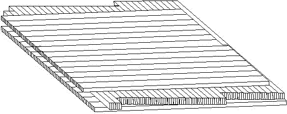 Vertical recombined hot-pressed plywood and its production method