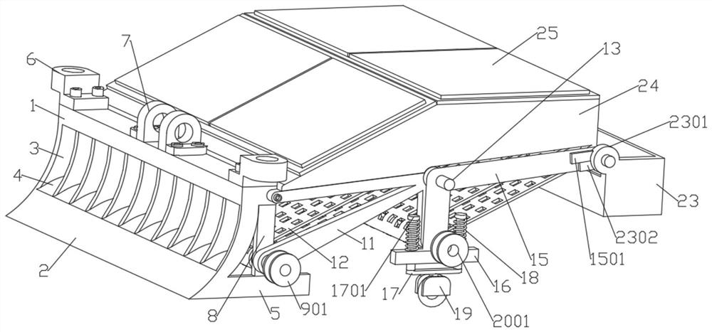 Self-propelled energy-saving harvesting device for radix notoginseng planting