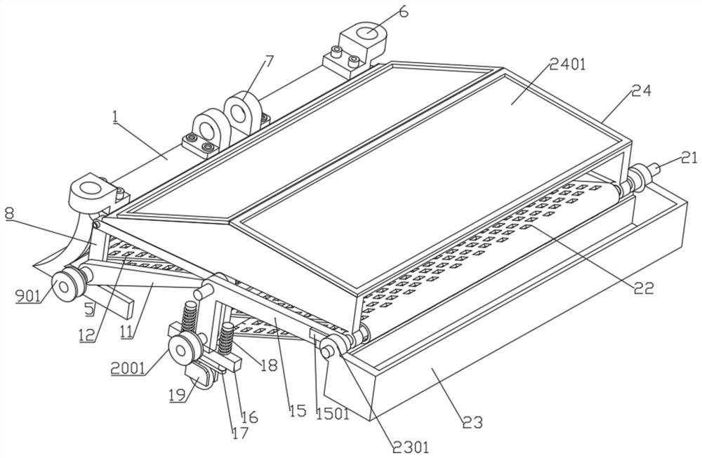 Self-propelled energy-saving harvesting device for radix notoginseng planting