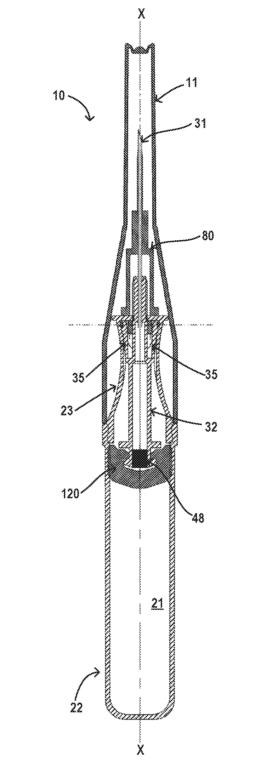 Safety mechanism for a retaining needle and a retaining needle having the safety mechanism