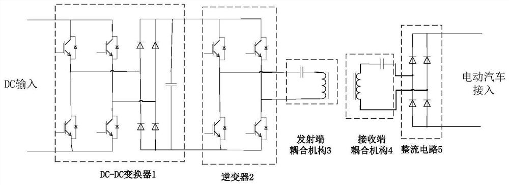 A wireless power transfer adaptive frequency tracking method and system based on switching control