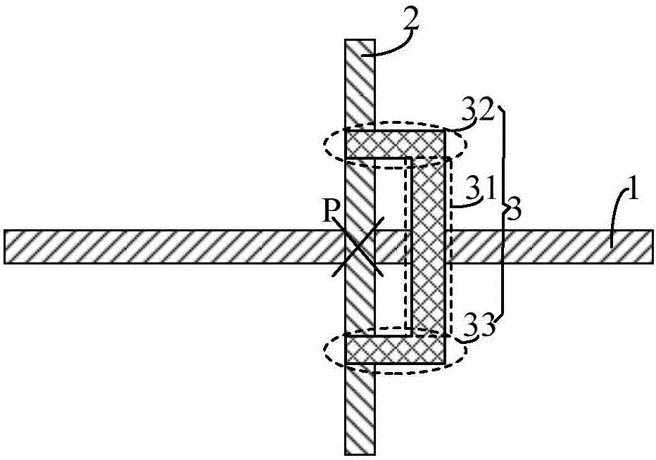 Array substrate and short-circuit repair method thereof and display device