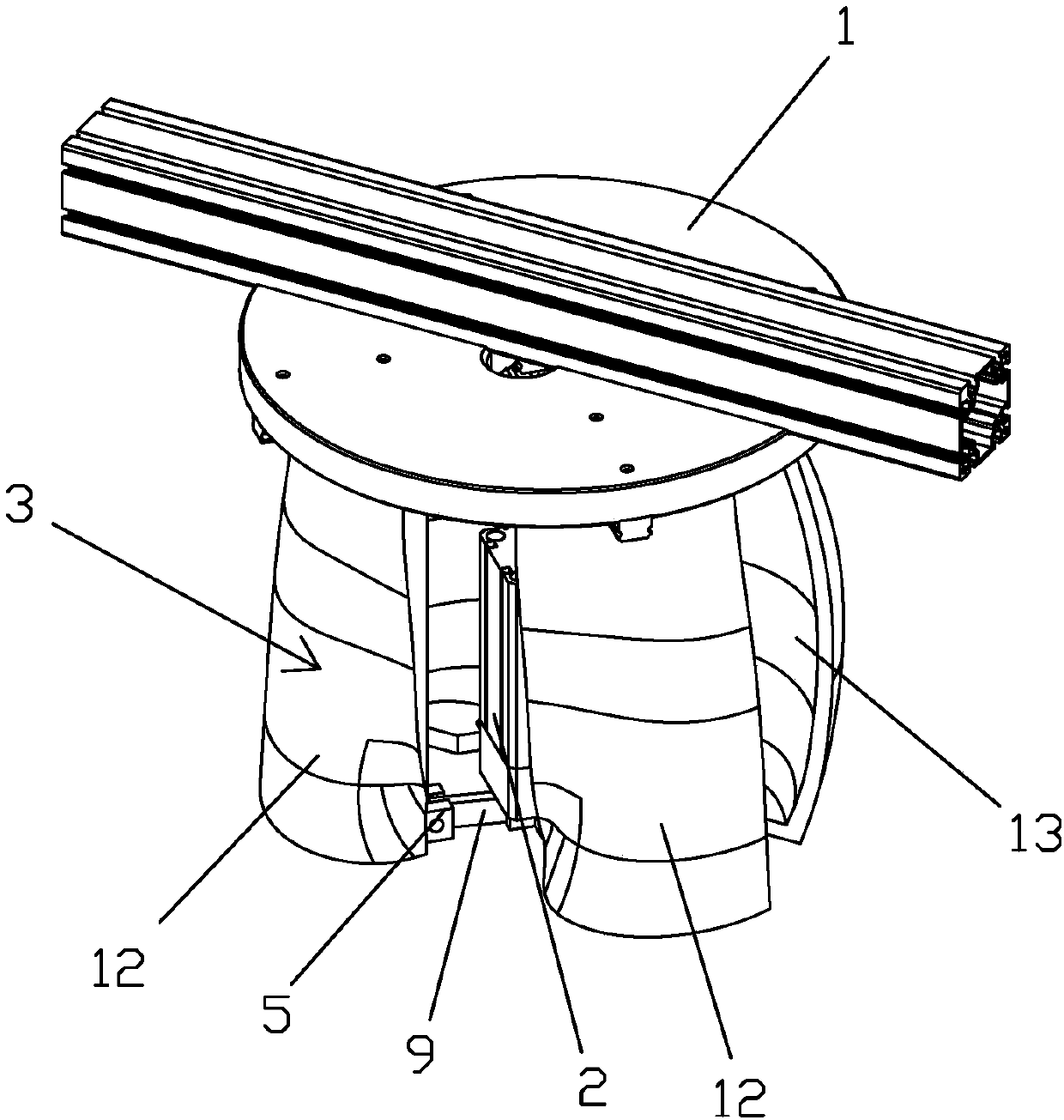 Clamp for clamping pants