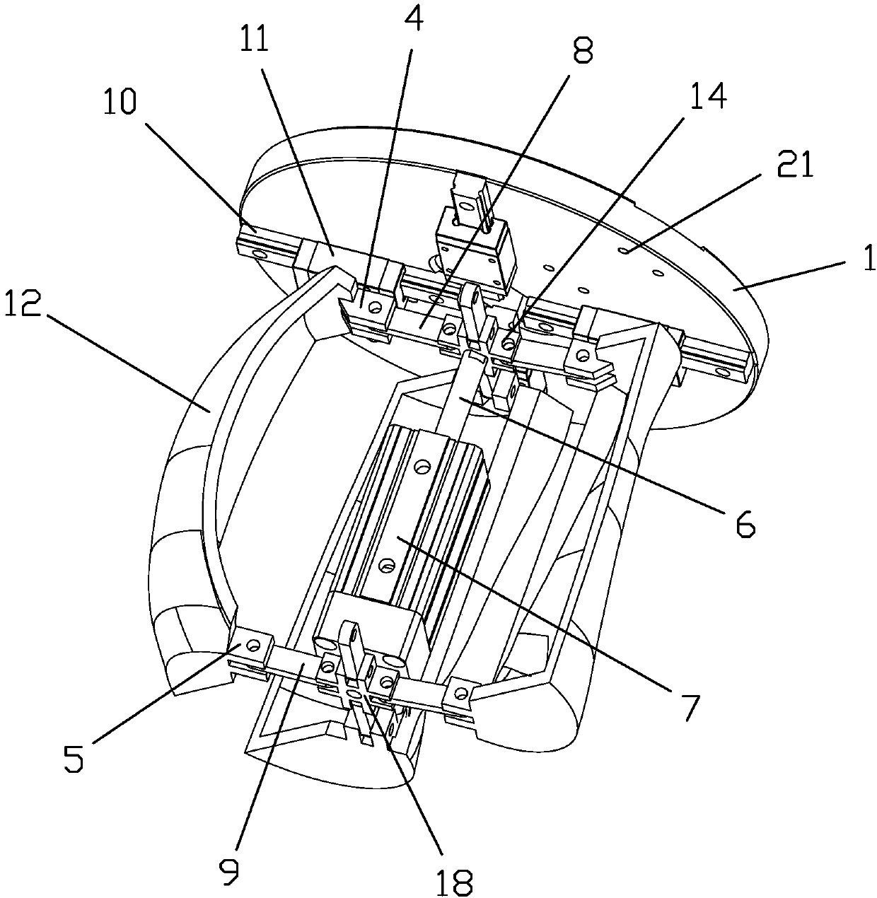 Clamp for clamping pants