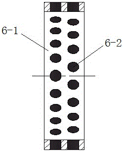 Graphite copper sleeve type piston rod upper assembly capable of replacing guiding belt