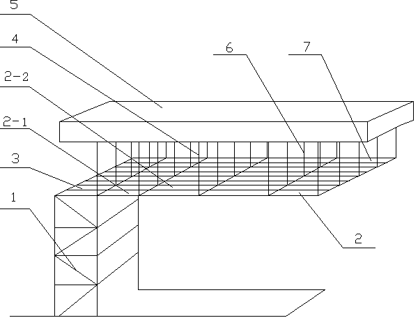 Flexible hanging self-expanding operation platform