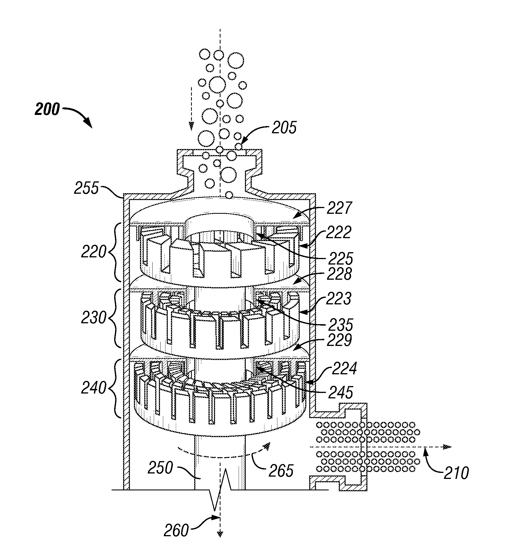 System and process for water treatment