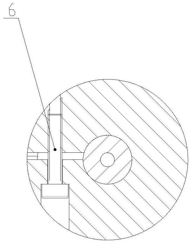 An anti-vibration self-resetting satellite antenna support rod structure