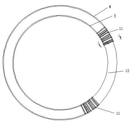 Improved sealing device of circular cooler,