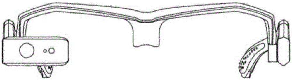 Intelligent glasses illumination method in automobile maintenance process