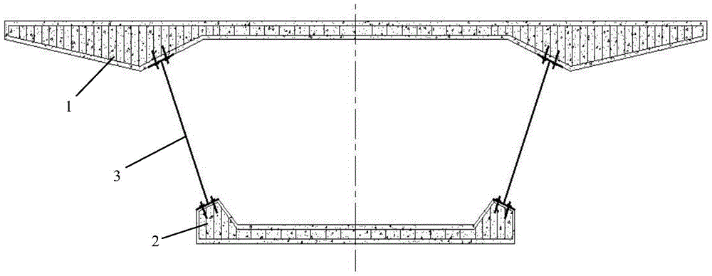 Emergency repair method for concrete box girders