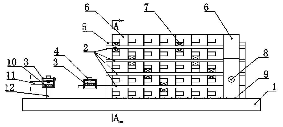 Miniature circuit breaker level relative inserting wire inletting structure