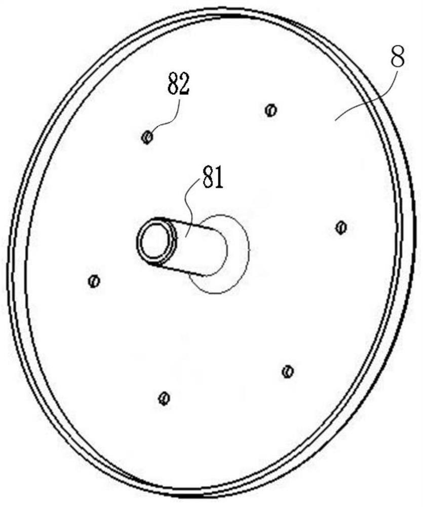 A gearbox intermediate shaft structure