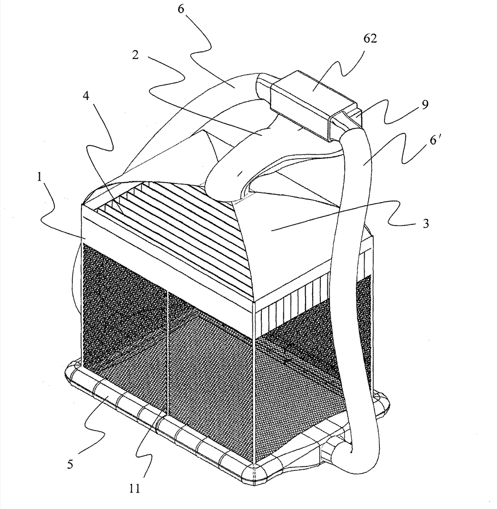 Permeable air conditioning mosquito net