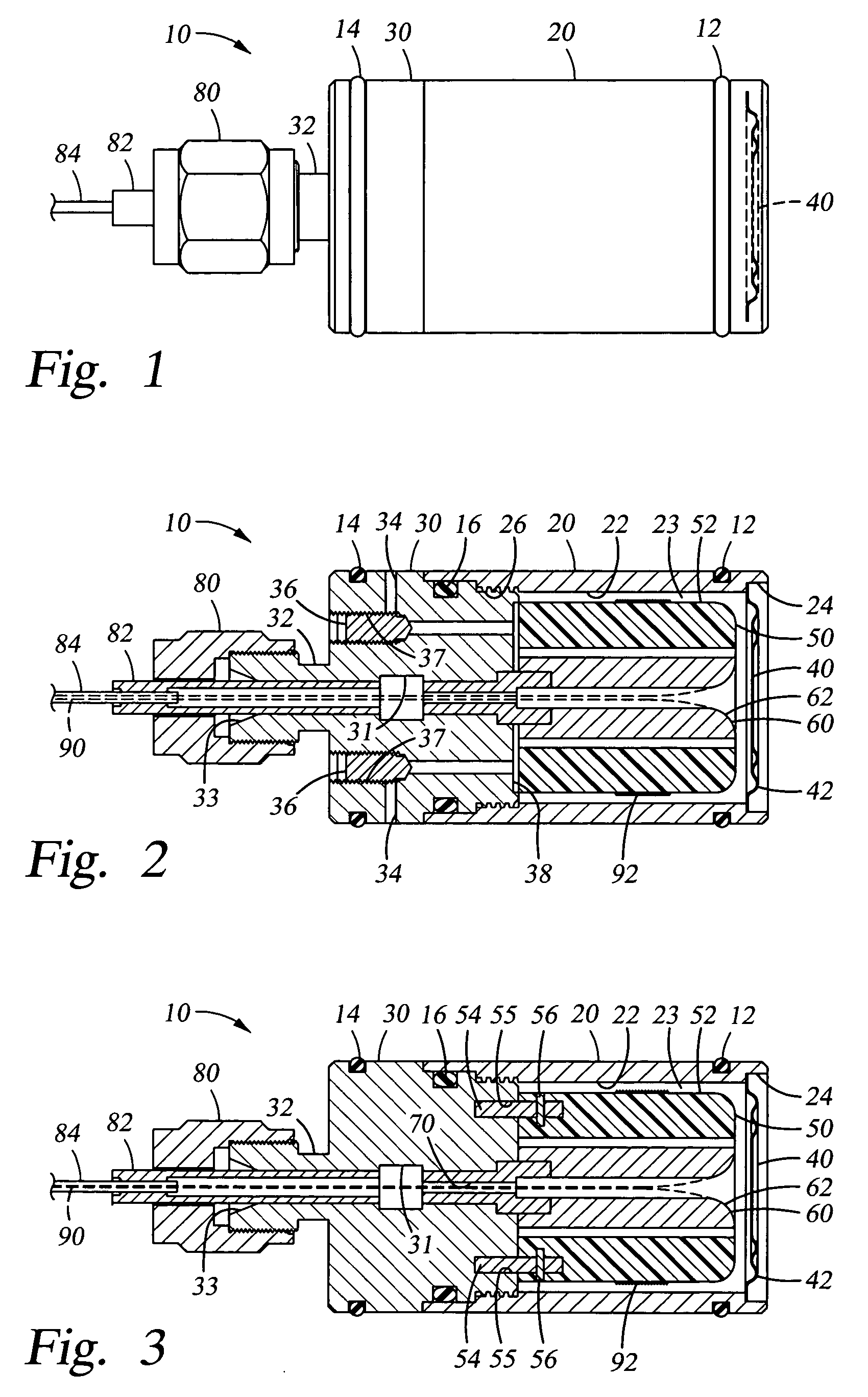 High pressure and high temperature acoustic sensor