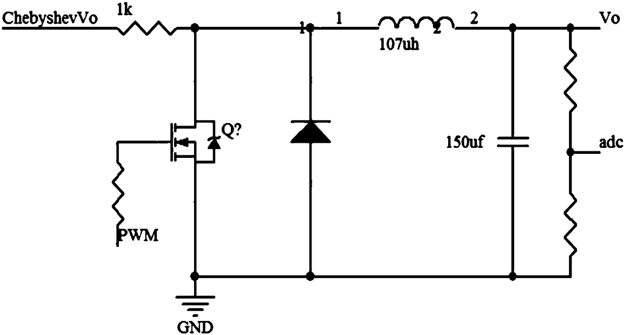 High temperature resistance switching power source based on gallium nitride device and DSP chip and working method thereof