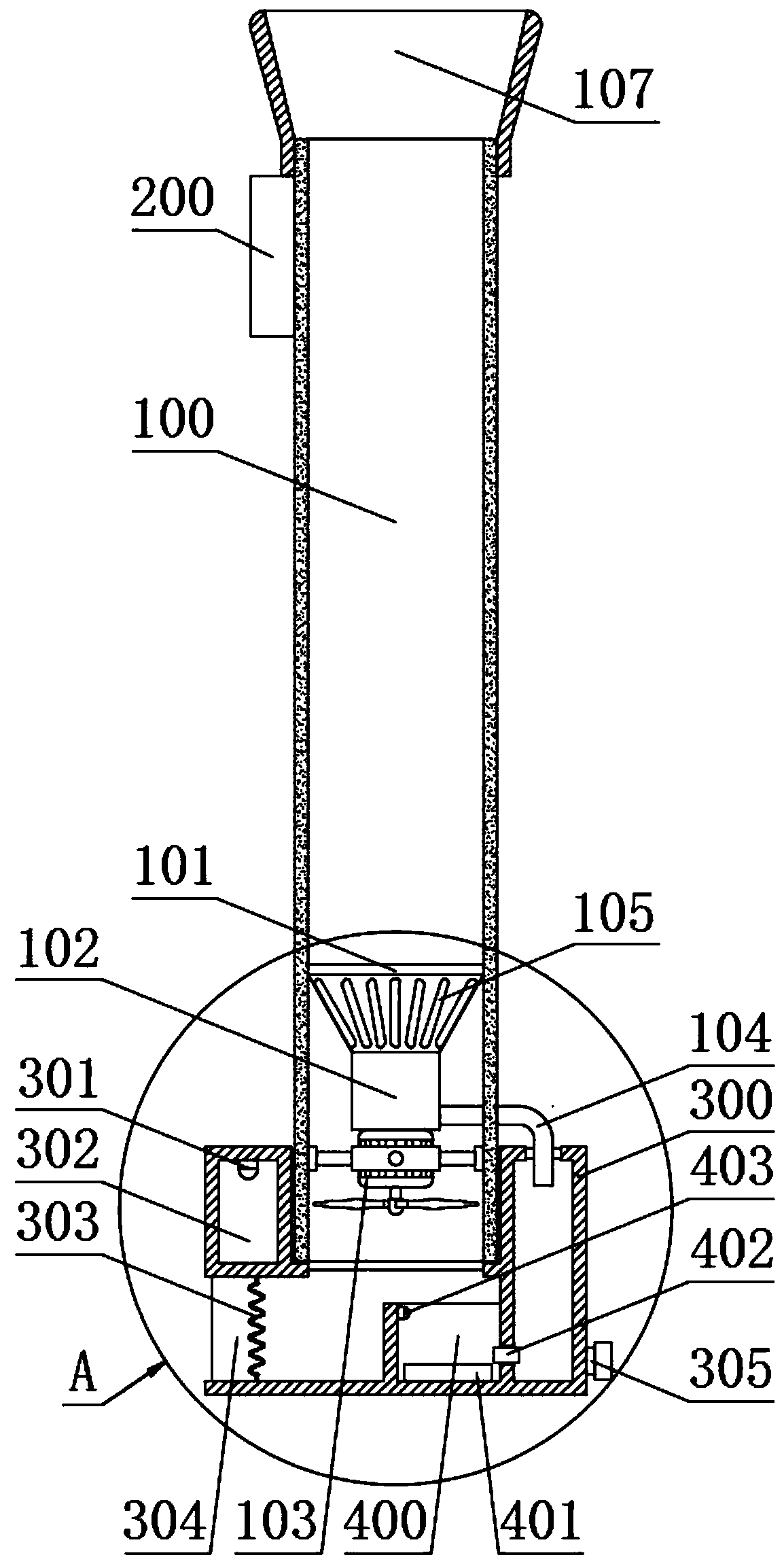 Rapid umbrella air-drying machine convenient and rapid to use