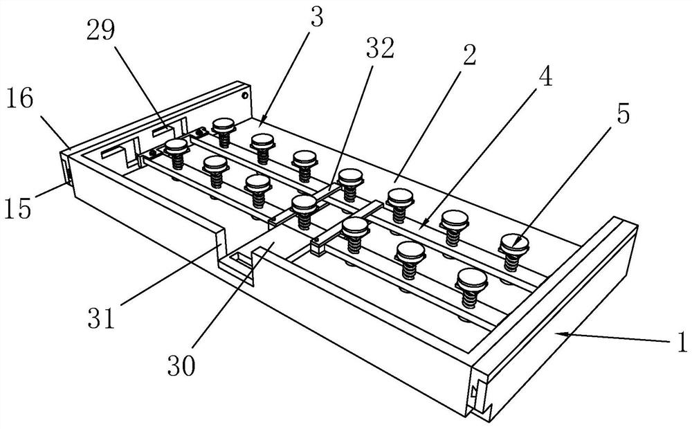 Embedded oven door supporting protection structure and installation method thereof