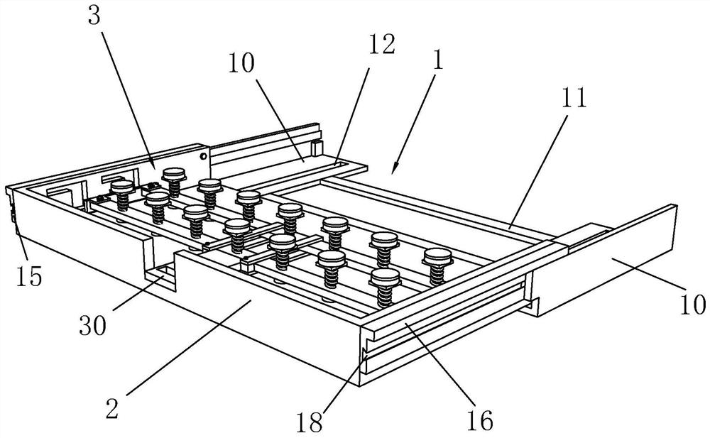 Embedded oven door supporting protection structure and installation method thereof