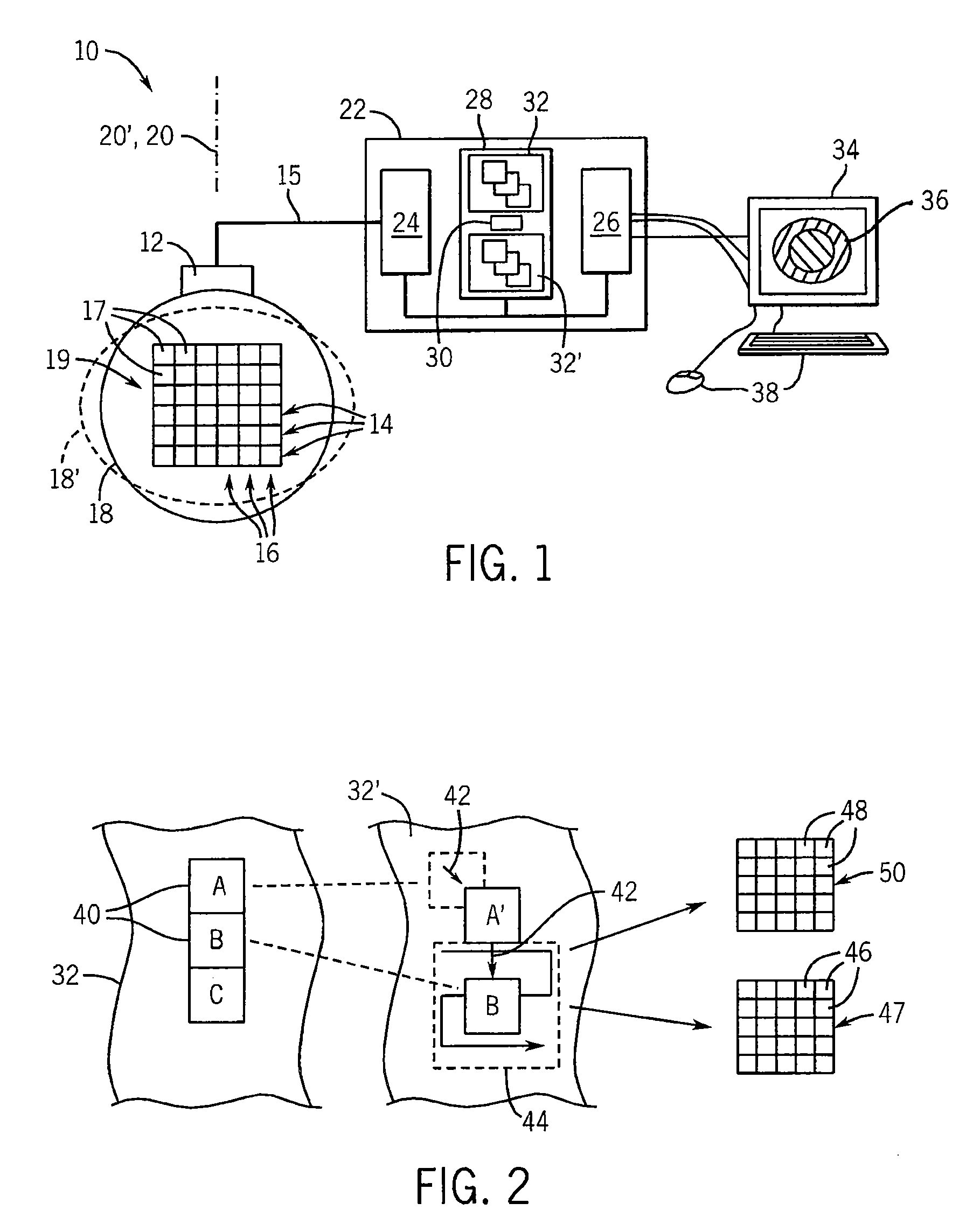 Ultrasonic strain imaging device with selectable cost-function