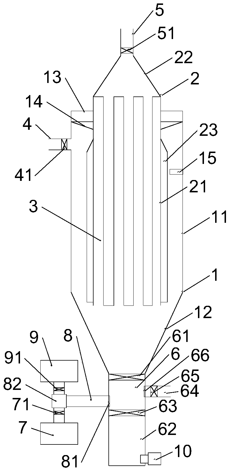 Exhaust gas particulate matter trapping device and control method thereof