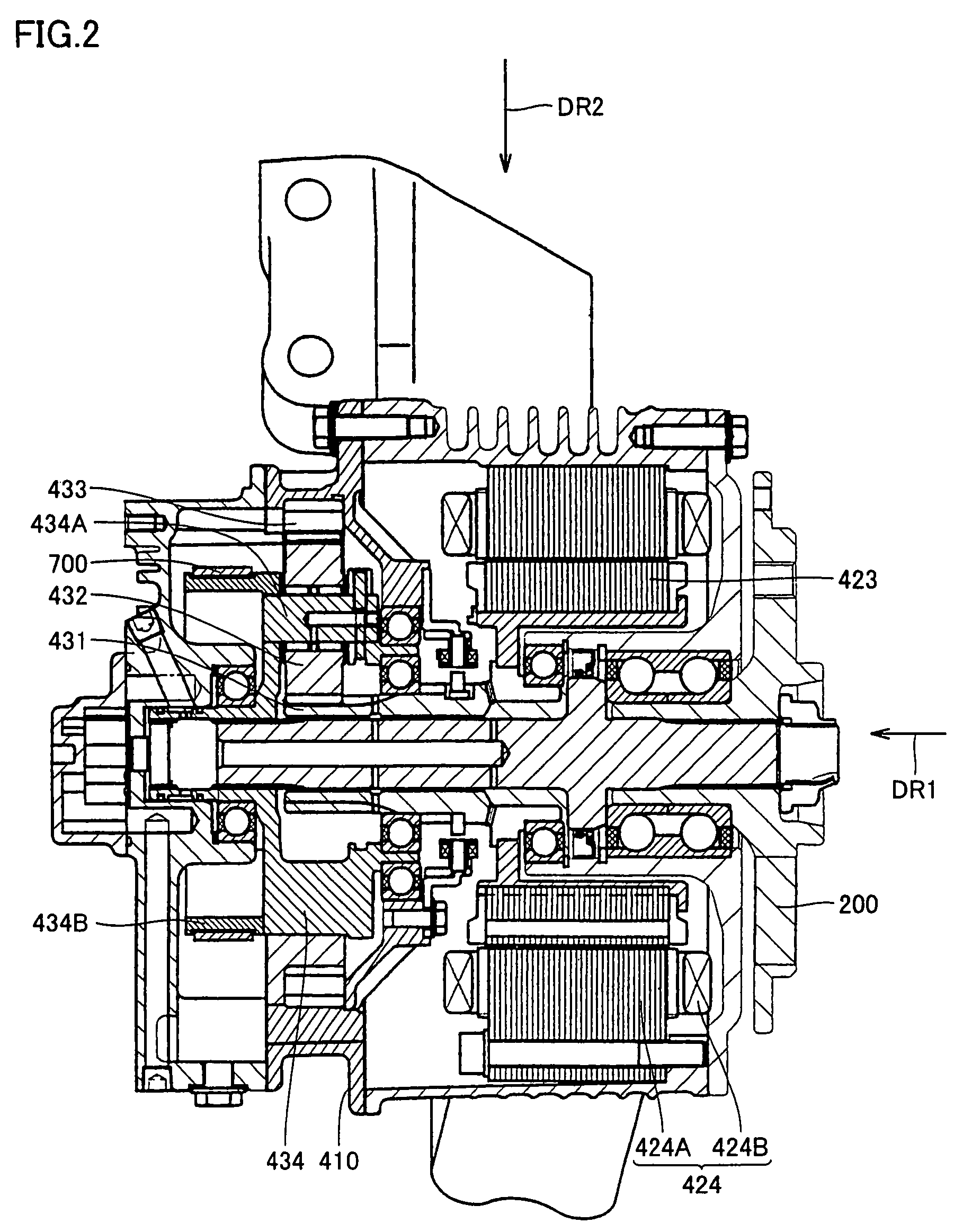 Electrically driven wheel and vehicle