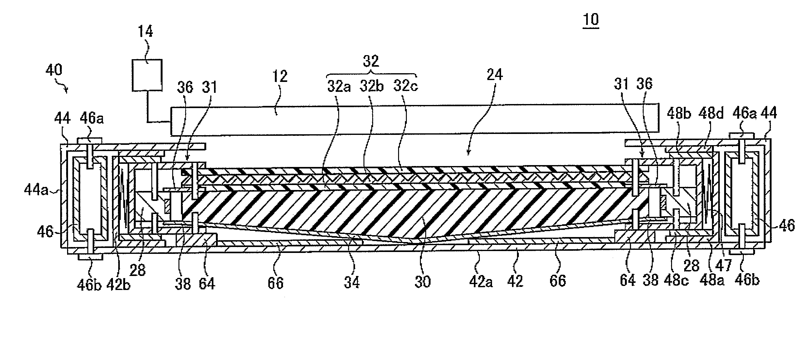 Planar lighting device