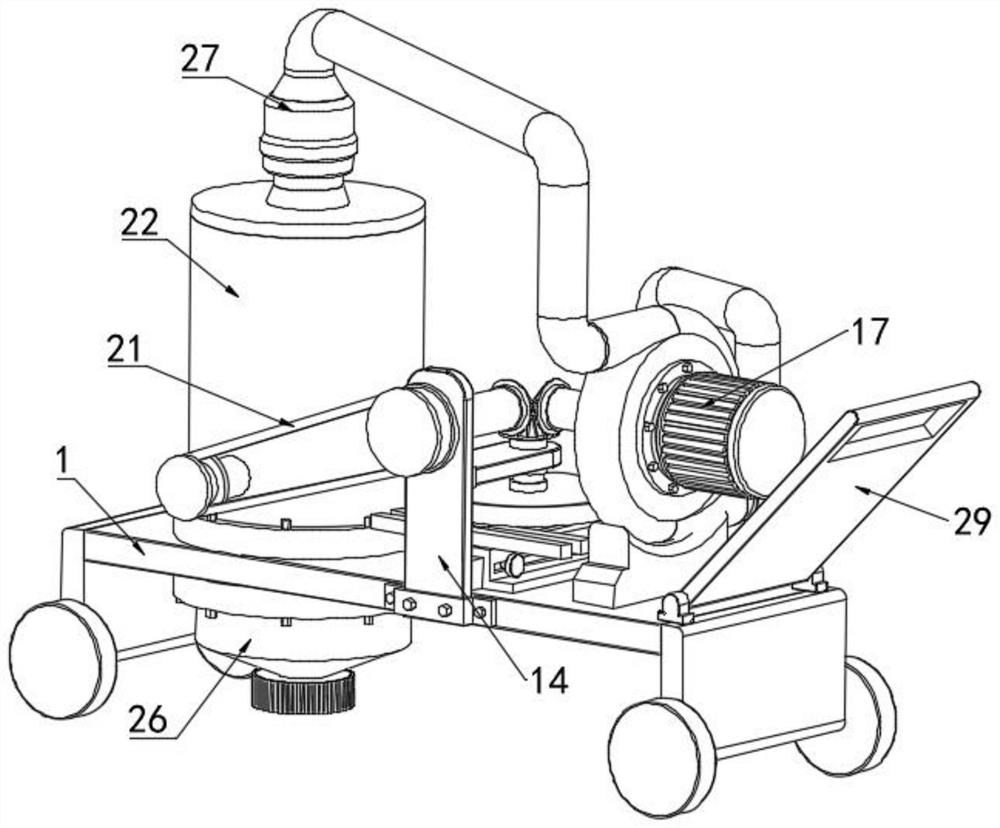 Telescopic sewage suction pipe and drainage channel desilting device