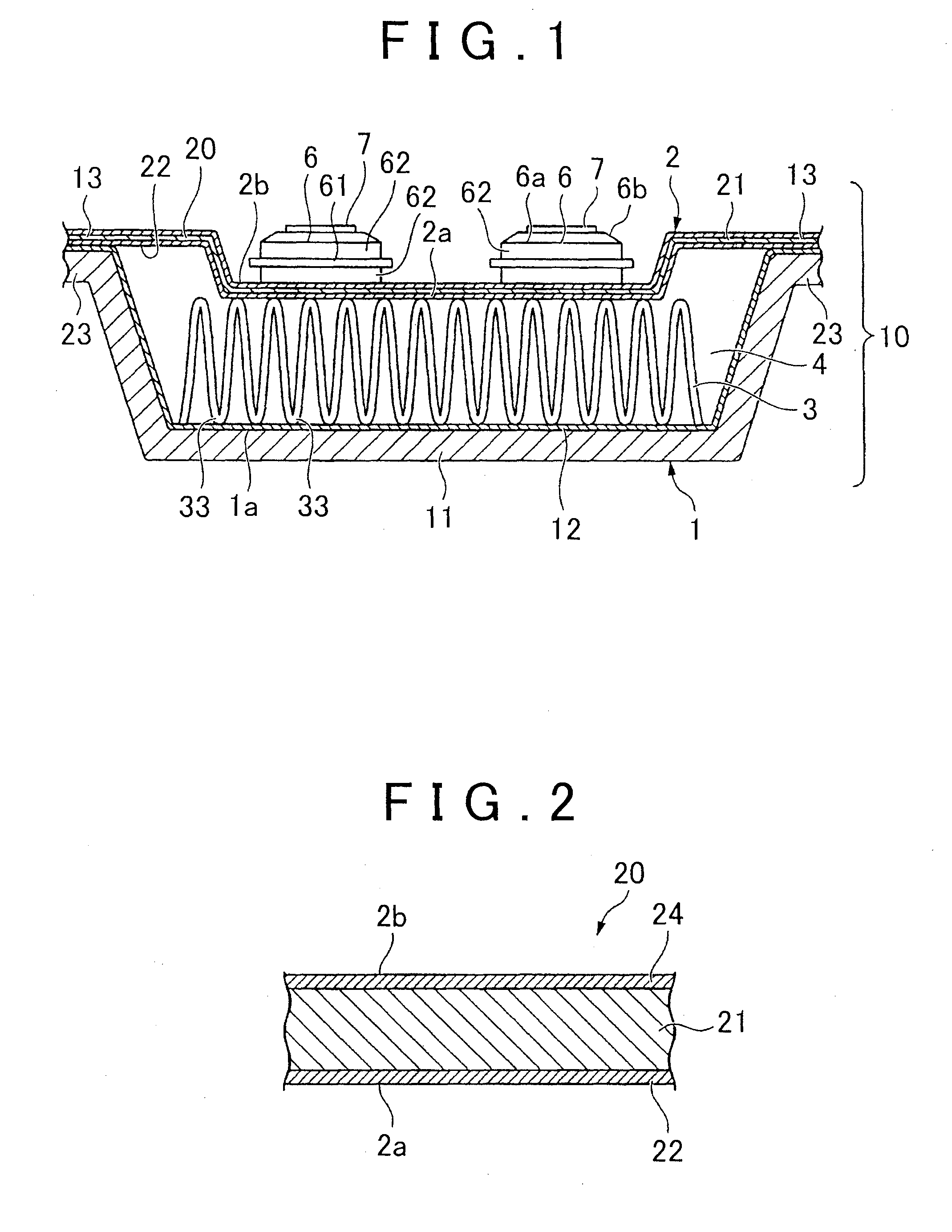 Clad material for cooler, cooler for heat-generating device, and method of producing cooler for heat-generating device