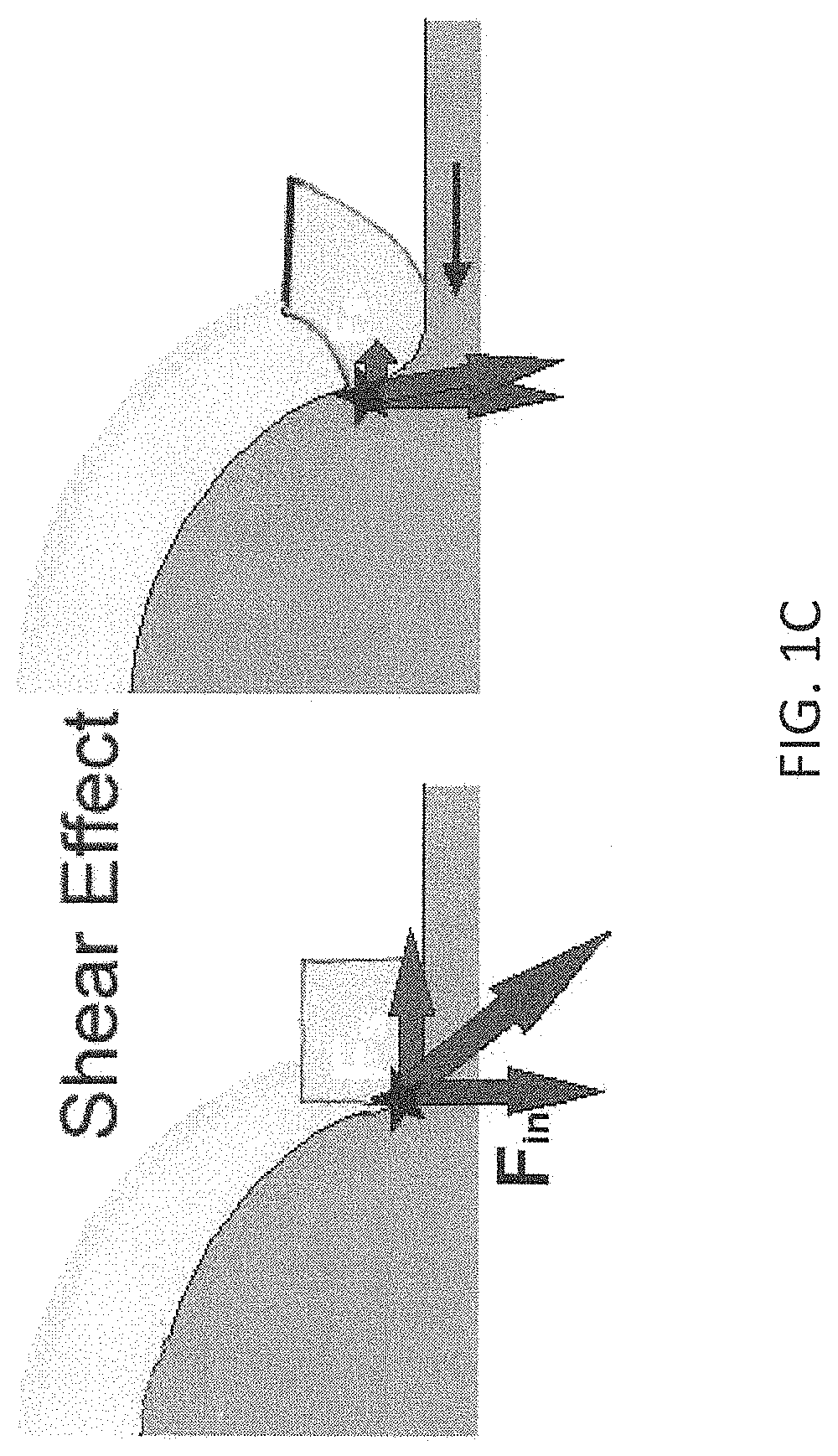 External vacuum expander with non-adhesive rim