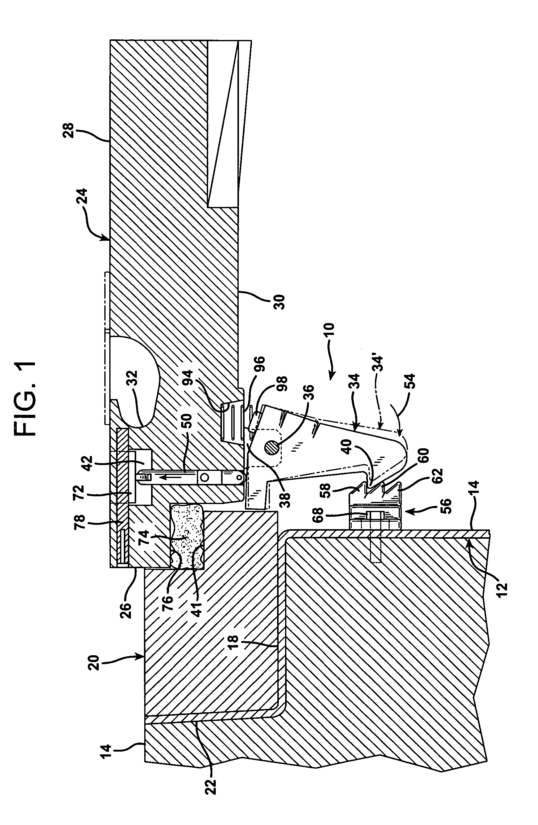 Multi-position aircraft servicing pit lid latch